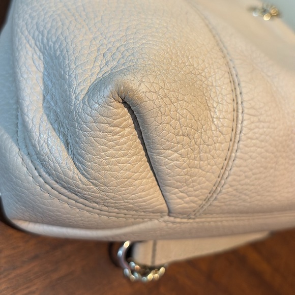 Michael Kors   Convertible Crossbody shoulder bag  pebbled leather khaki tan EUC - Picture 9 of 17